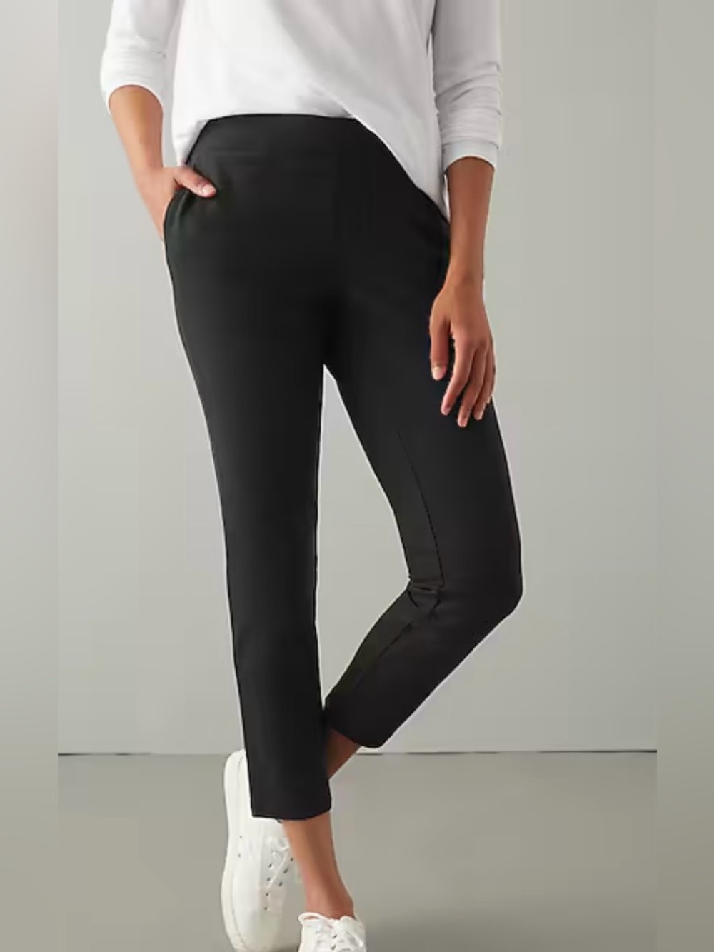 NWT J.Jill Pure Jill Affinity Slim-Leg Crops, size M - Picture 2 of 7